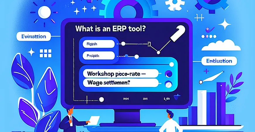  什么是ERP工具？用“车间计件-工资核算”流程讲清逻辑  